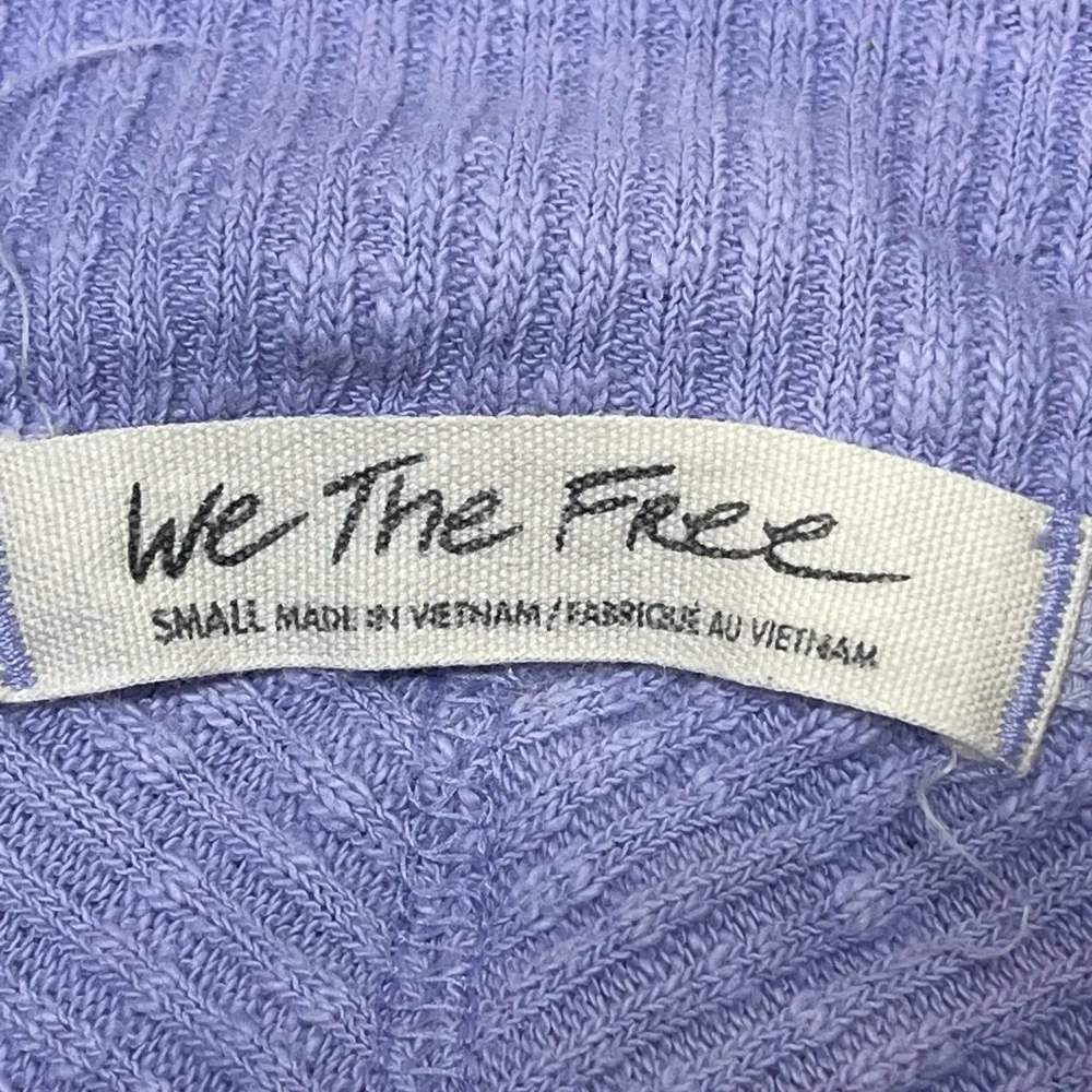 We The Free Freya Henley Ribbed Knit Oversized 1/2 Zip Womens Pullover Small - Picture 9 of 10